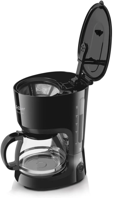 ارزوم اوكا صانعة قهوة فلتر برو تايم، 1.25 لتر، 750 واط، أسود – AR3046