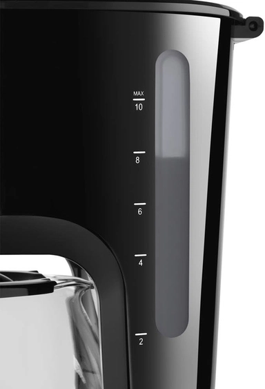 ارزوم اوكا صانعة قهوة فلتر برو تايم، 1.25 لتر، 750 واط، أسود – AR3046