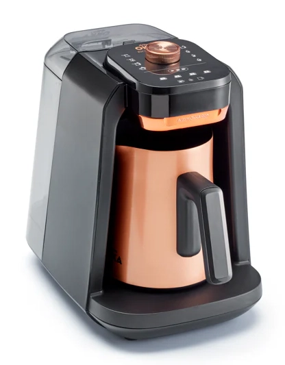 ماكينة القهوة التركية ARZUM OKKA، بسعة 1.3 لتر، بقدرة 700 واط، نحاس - OK0038-04 Copper