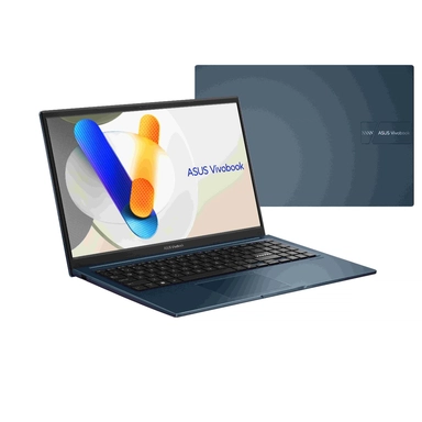 لاب توب أسوس فيفوبوك 15 ، X1504VA-BQ3781W، إنتل كور i7-150U، سعة 512 جيجا بايت SSD، رام 16 جيجا بايت، شاشة 15.6 بوصة، دقة FHD بتقنية IPS، معدل تحديث 60 هرتز، إنتل جرافيكس، ويندوز 11 هوم - أزرق ، X1504VA-BQ3781W