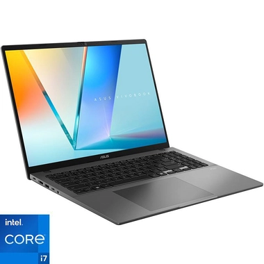 لاب توب أسوس فيفو بوك S16، إنتل كور i7-1320، رام 16 جيجابايت، تخزين 1 تيرابايت SSD، شاشة 16 بوصة - لون رمادي