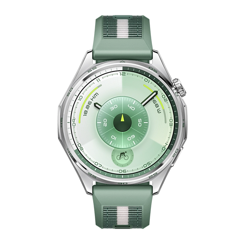 هواوي واتش GT6 مقاس 46 ملم Atum-B19W – أخضر بسوار منسوج