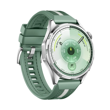 هواوي واتش GT6 مقاس 46 ملم Atum-B19W – أخضر بسوار منسوج