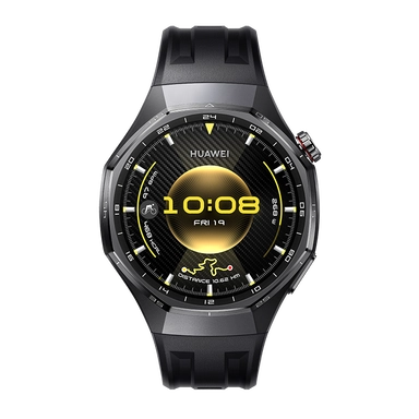 هواوي واتش GT6 برو مقاس 46 ملم Atum-B29F – أسود بسوار مطاطي فلوروكربوني