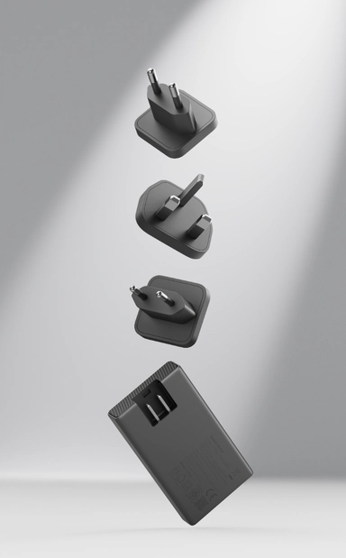 Aukey Comet Slim PD GaN C4, Wall Charger, 67W, 1 Port, USB-C PD, Gray - PA-C4-GY