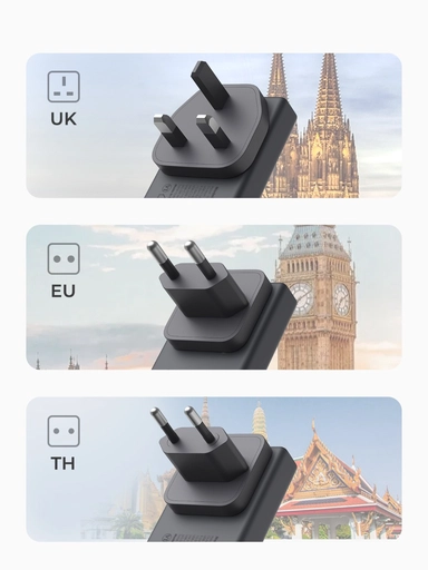 Aukey Comet Slim PD GaN C4, Wall Charger, 67W, 1 Port, USB-C PD, Gray - PA-C4-GY