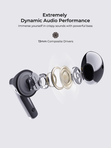 سماعات أذن لاسلكية أوكي M4، رمادي - EP-M4-GY