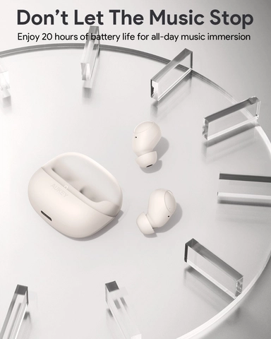 سماعات أذن لاسلكية أوكي M4، أبيض - EP-M4-WH