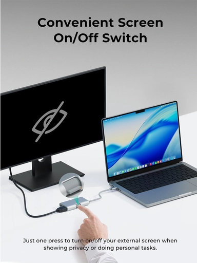 Aukey, USB Hub 3-in-1, Silver - UH-CUH01-SV