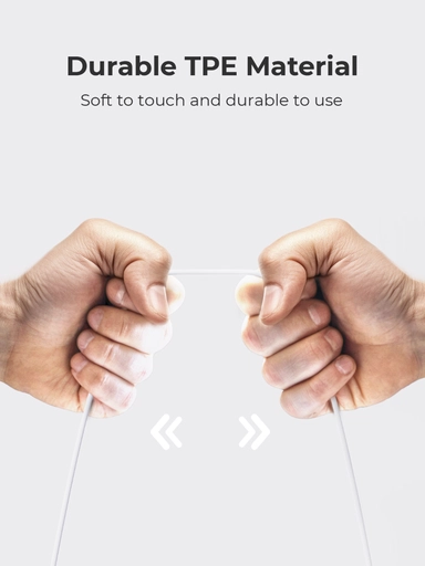 سماعات أذن سلكية من نوع Type-C من Aukey، أبيض - EP-CC1-WH