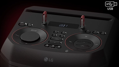 LG audio system black, RNC7