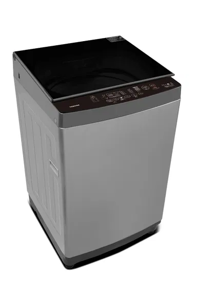 Toshiba, 13 kg, Top Load, Washing Machine, Silver, AW-DUHN1400LUPBB