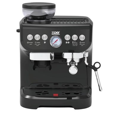 Xper Espresso and Cappuccino Maker + Coffee Grinder 1560 Watts, 19 Bar, XPICG-995