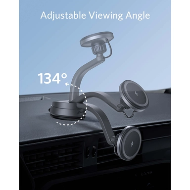 Anker (MagGo) Magnetic PowerWave Car Charging Mount Black