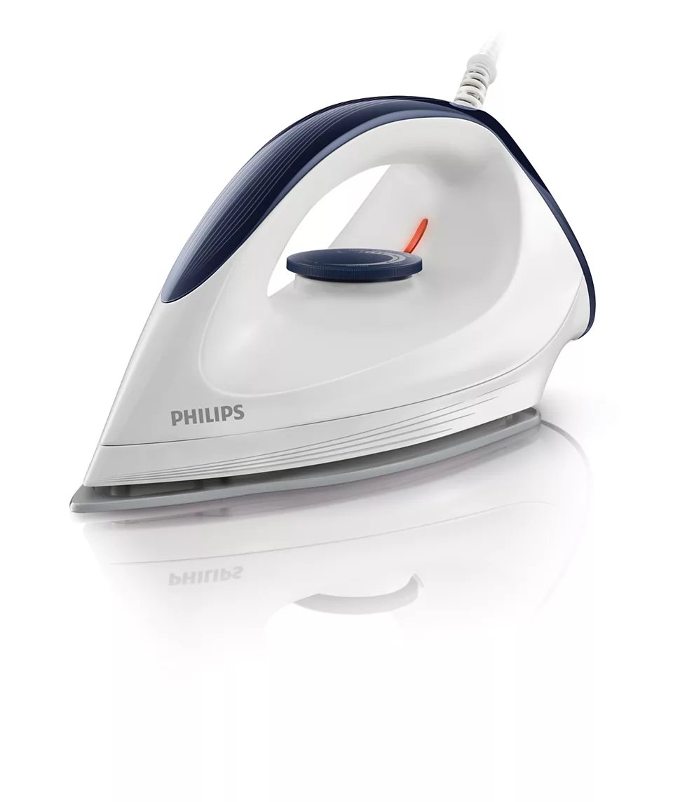 Philips Dry iron 1200 Watts, White, GC160/07