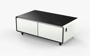 طاولة ذكية اكسبير مع ثلاجة مدمجة 135 لتر أبيض XPSTF-135WH