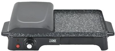 Xper Grill 2200 Watts, Granite Top, 2 in 1, Black, XPGR-101M