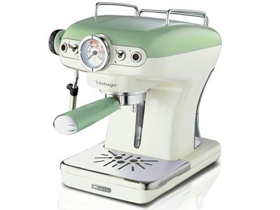Ariete vintage espresso machine 850 Watt, green, M138914ARAS