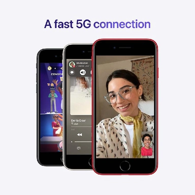 ابل ايفون اس اي 2022، 64 جيجا، 5 جي، ضوء النجوم