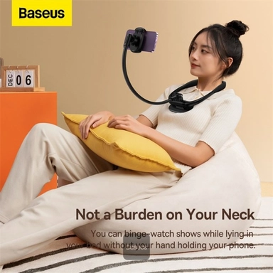 Baseus ComfortJoy Neck Phone Holder, Phone Holder, Black - LUGB000001