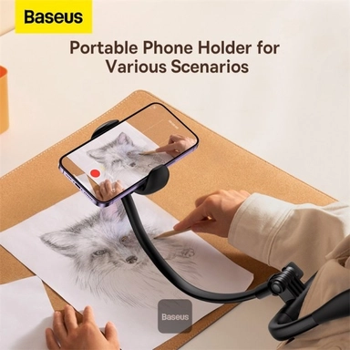 Baseus ComfortJoy Neck Phone Holder, Phone Holder, Black - LUGB000001