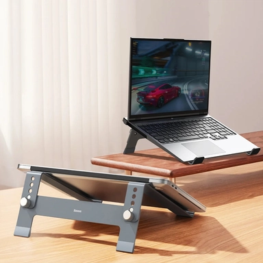 Baseus Ultras table Adjustable Desktop, Laptop Stand, Gray - B10053100811-00