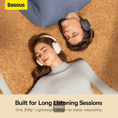 Baseus Bowie D05 Wireless Over-Ear Headphones, Gray - NGTD020213