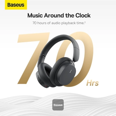 Baseus Bowie D05 Wireless Over-Ear Headphones, Gray - NGTD020213