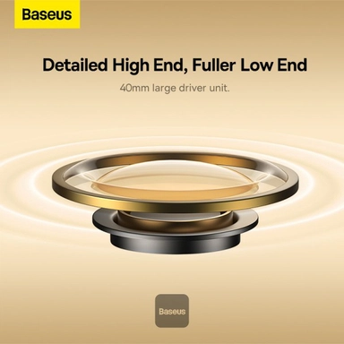 Baseus Bowie D05 Wireless Over-Ear Headphones, White - NGTD020202