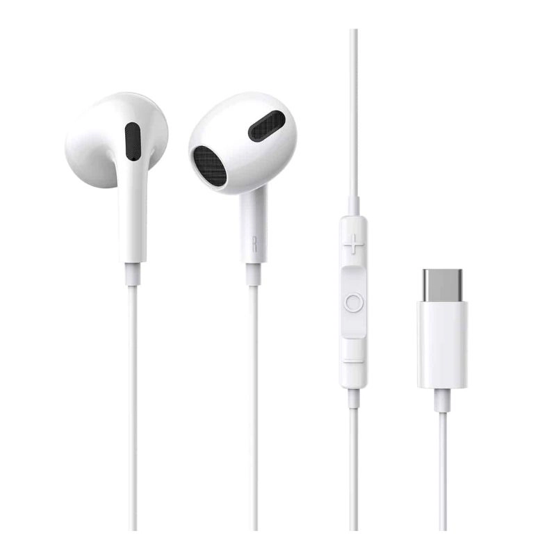Baseus Encok Type-C lateral in-ear Wired Earphone C17 White