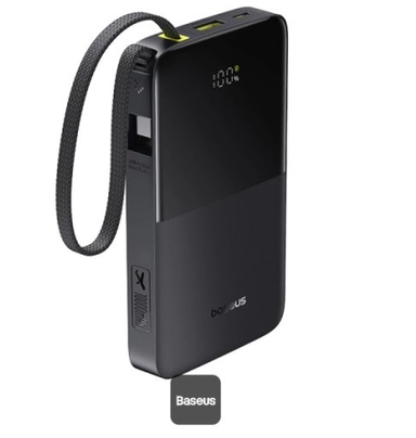Baseus Power Bank, 10000mAh, 22.5W, Cosmic Black - E0027600