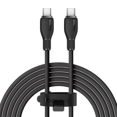 Baseus Pudding Series C to C Cable, Cable, 100W , USB-C, Black - P10355702111-B2
