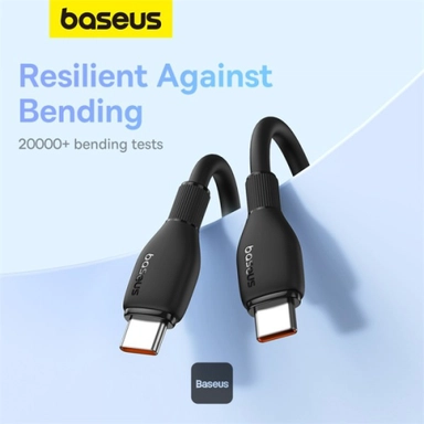 Baseus Pudding Series C to C Cable, Cable, 100W , USB-C, Black - P10355702111-B2