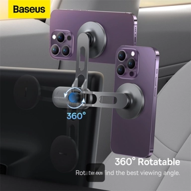 Baseus T-Space Series Magnetic Car Phone Holder, Silver - C40151300S11-00