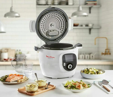 MOULINEX Cookeo + Connect Multicooker 1220 - 1450 Watts, 6 Liter, Black, CE851127