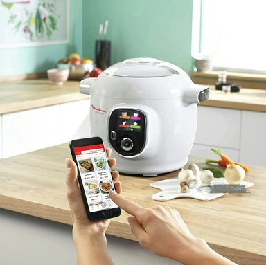 MOULINEX Cookeo + Connect Multicooker 1220 - 1450 Watts, 6 Liter, Black, CE851127