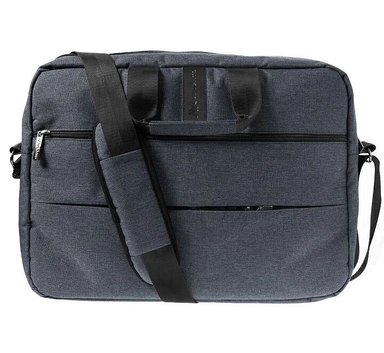 L'avvento Business Laptop Shoulder Bag fits up to 15.6"Gray
