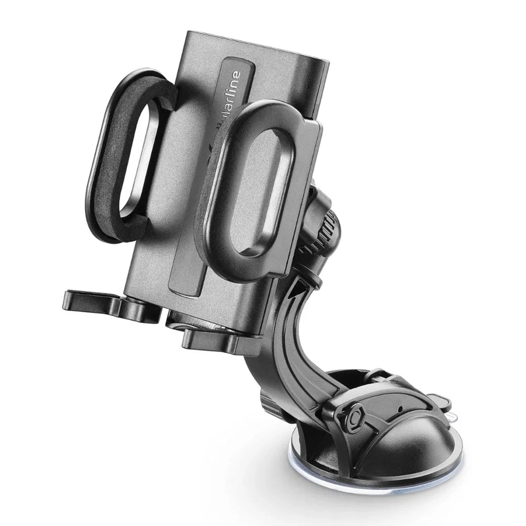 BIGCRABDUALFIX--Cellularline smart phone car holder, black