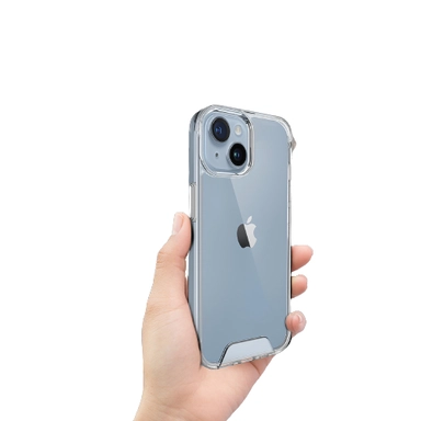 Baykron Slim Bumper Protection Clear case for iPhone 15 Plus