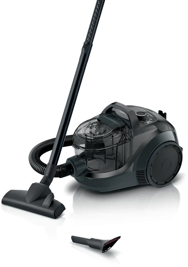 Bosch W2000 Bagless Vacuum Cleaner, 2L, Black, BGS21WBAGB