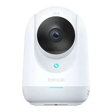 بوتسلاب، كاميرا داخلية ذكية سي 222، بدقة 2 كية، 360 درجة، كشف عن الانسان و الحركة، وايفاي، ابيض