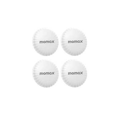 Momax Pin Tag Package Tracker 4 Pieces White