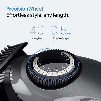 ماكينة تشذيب اللحية من براون السلسلة 3، ماكينة تشذيب اللحية الجافة مع 5 ملحقات تصفيف، أسود/رمادي - BT3560