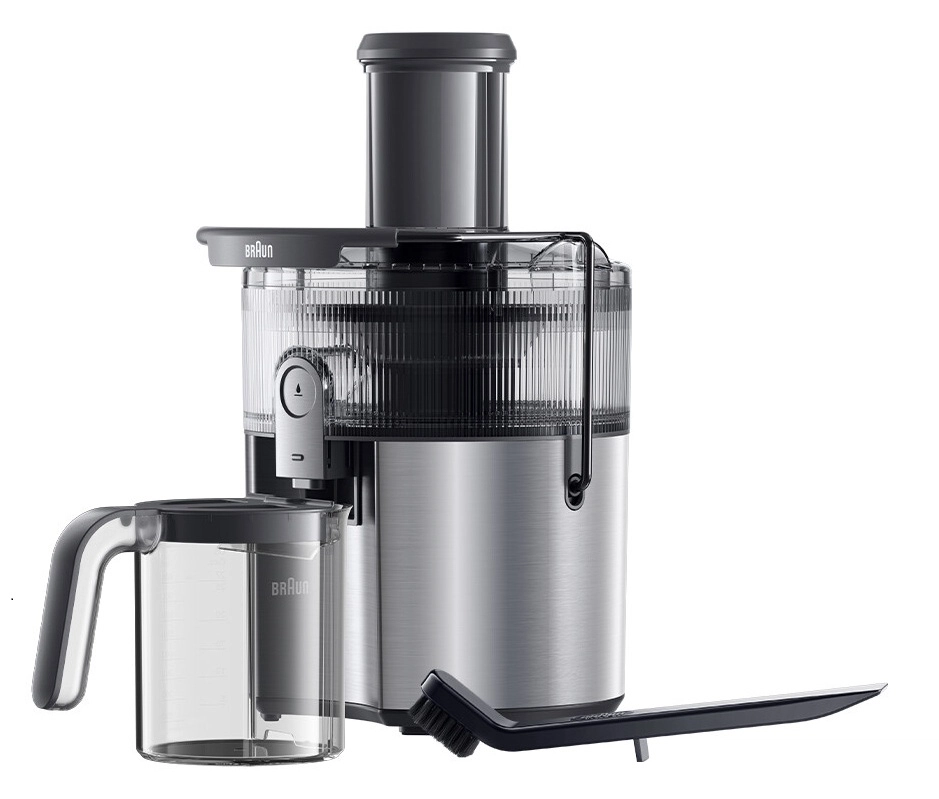 براون عصارة فواكه، 75 مل، 1000 واط، فضي - BRSJ7000GY