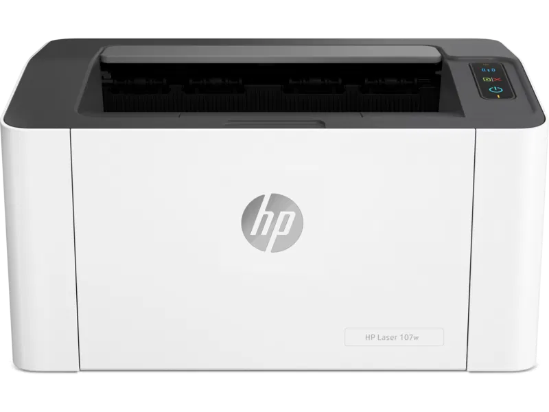 طابعة اتش بي ليزر 107W لاسلكية ابيض