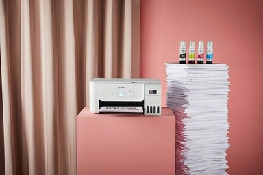 ايبسون ايكوتانك ال 3266، طابعة حبر، 3 في 1، وايفاي، ابيض