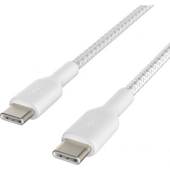 Belki C to C Cable Boost Charge Braided 1M-60W-White