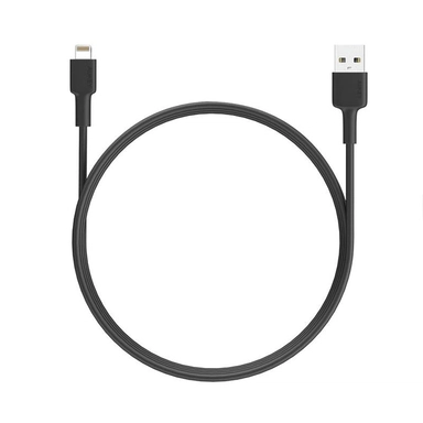  MFI سلك شاحن أوكي , نايلون ,  USB-A الى Lightning , أبيض