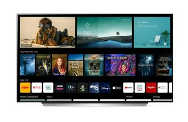 LG OLED 4K TV 55 Inch C1 series, Self lighting OLED, a9 Gen4 AI Processor 4K, OLED55C1PVB