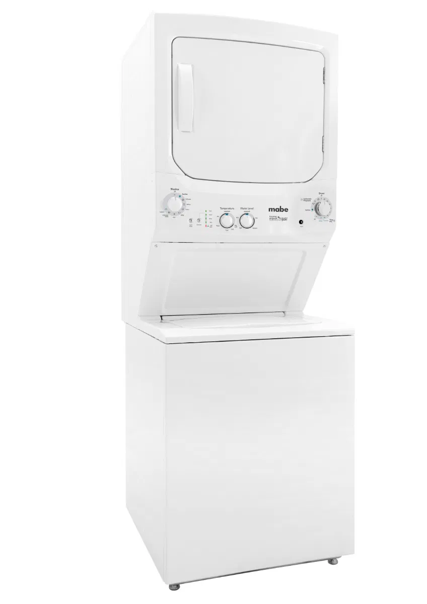 Mabe 7kg double-deck air-steaming washing machine, white CLME77014BFU4